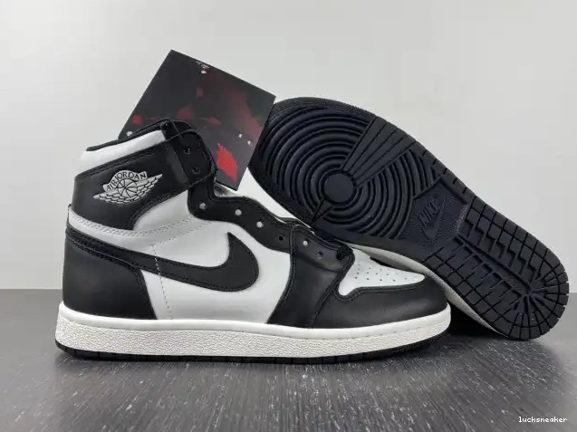 Reps LUCY BQ4422-001 (2023) Jordan Black 1 Retro 85 White High 0503